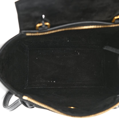 Celine Grained Calfskin Nano Belt Bag Black 5 of 11