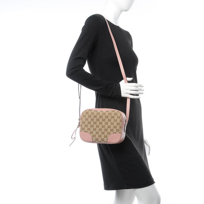Gucci Monogram Mini Bree Messenger Bag Beige Soft Pink 2 of 8