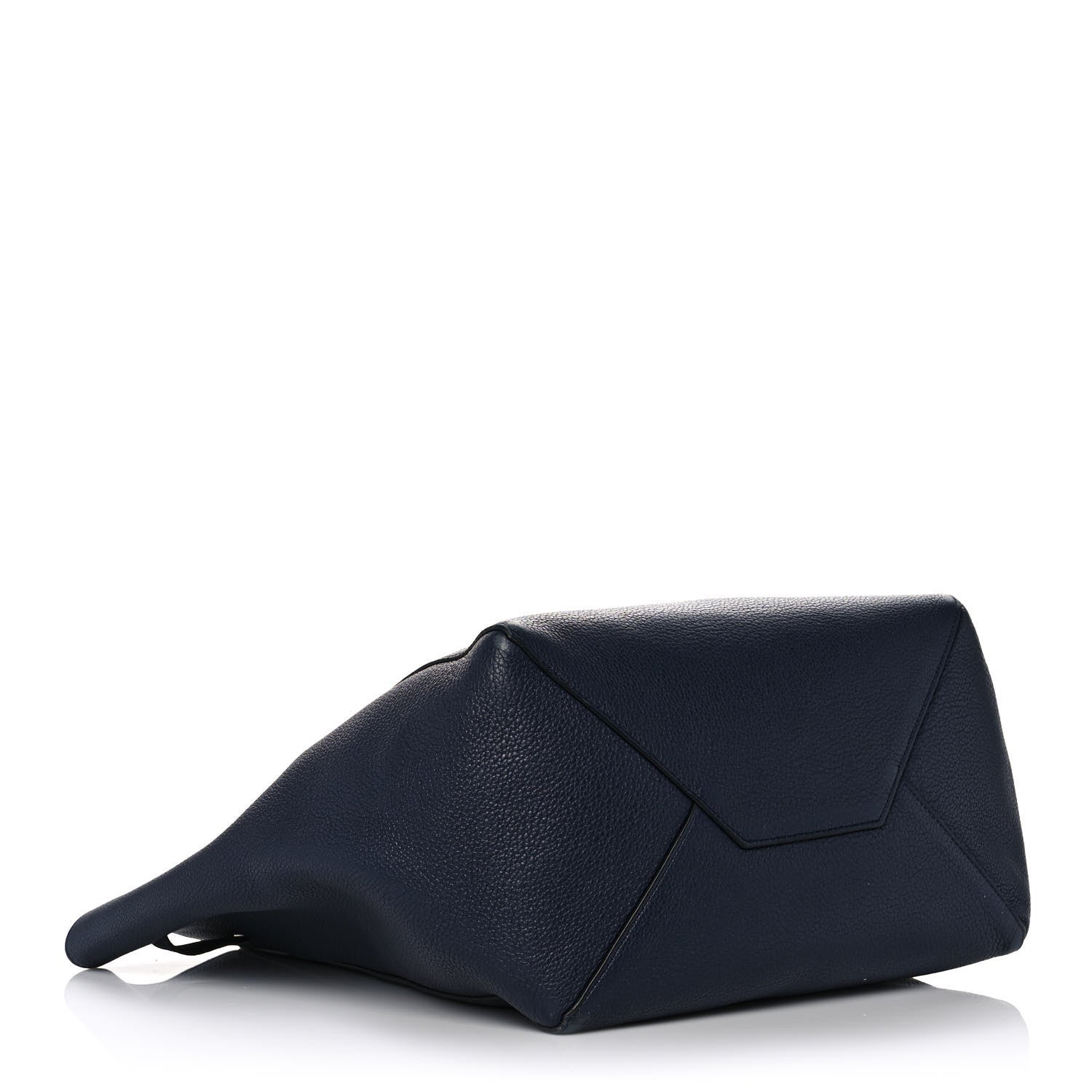 Celine Soft Grained Calfskin Small Belt Cabas Phantom Navy 3 of 11