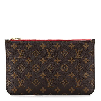 Louis Vuitton Monogram Neverfull MM GM Pochette Cherry 1 of 12