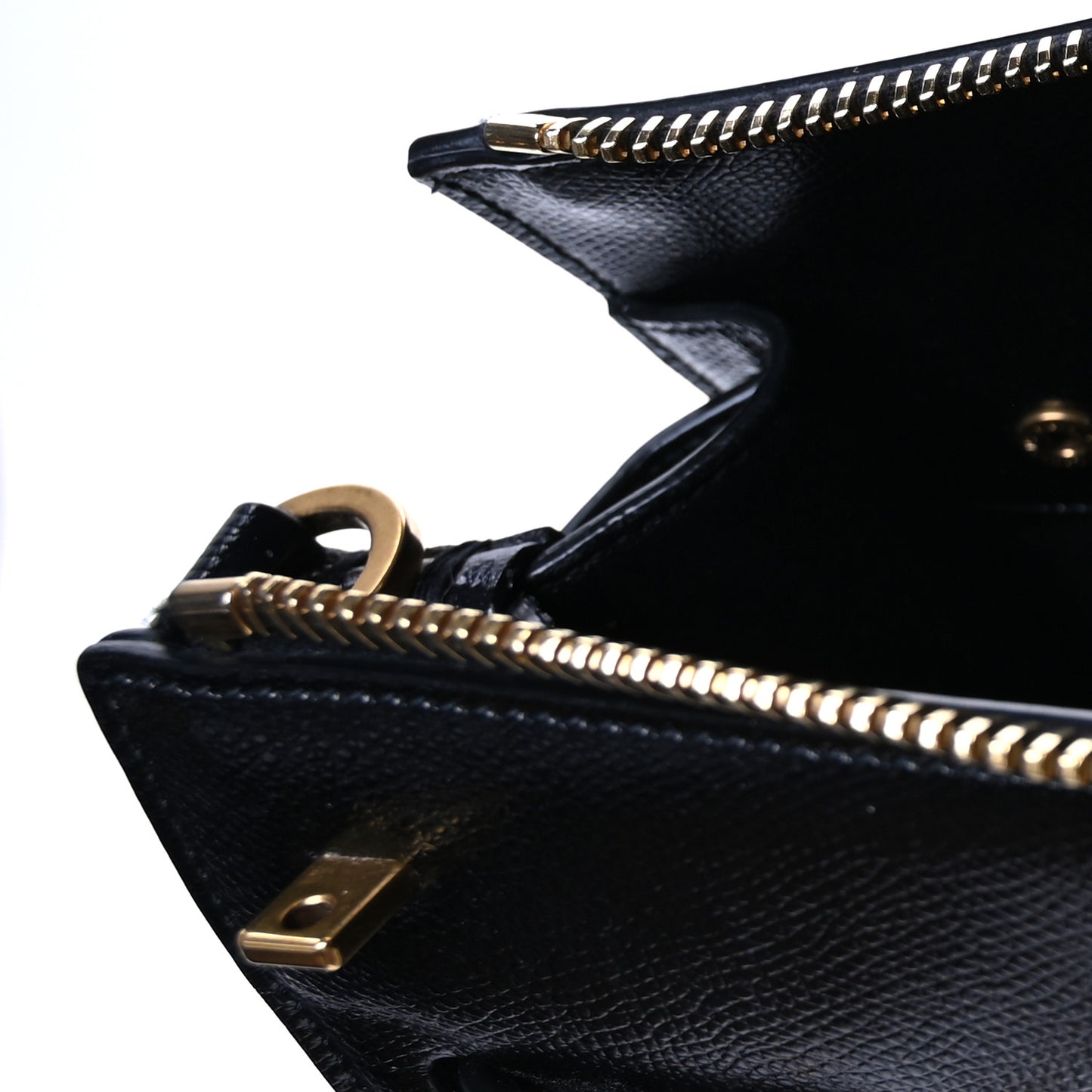 Patent Grain De Poudre  Sac De Jour Souple North South Tote Black