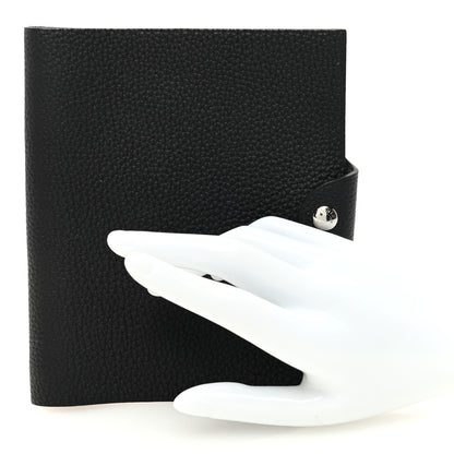 Hermes Togo Ulysse PM Notebook Cover Black 2 of 7