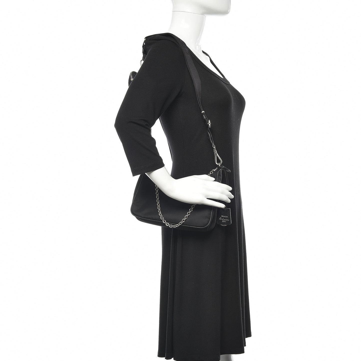 Nylon Re-Edition 2005 Shoulder Bag Black