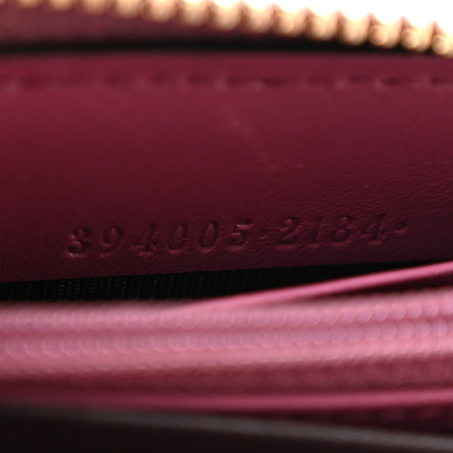 Gucci Guccissima Signature Microguccissima Bree Zip Around Wallet Purple 7 of 11