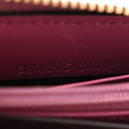Gucci Guccissima Signature Microguccissima Bree Zip Around Wallet Purple 7 of 11