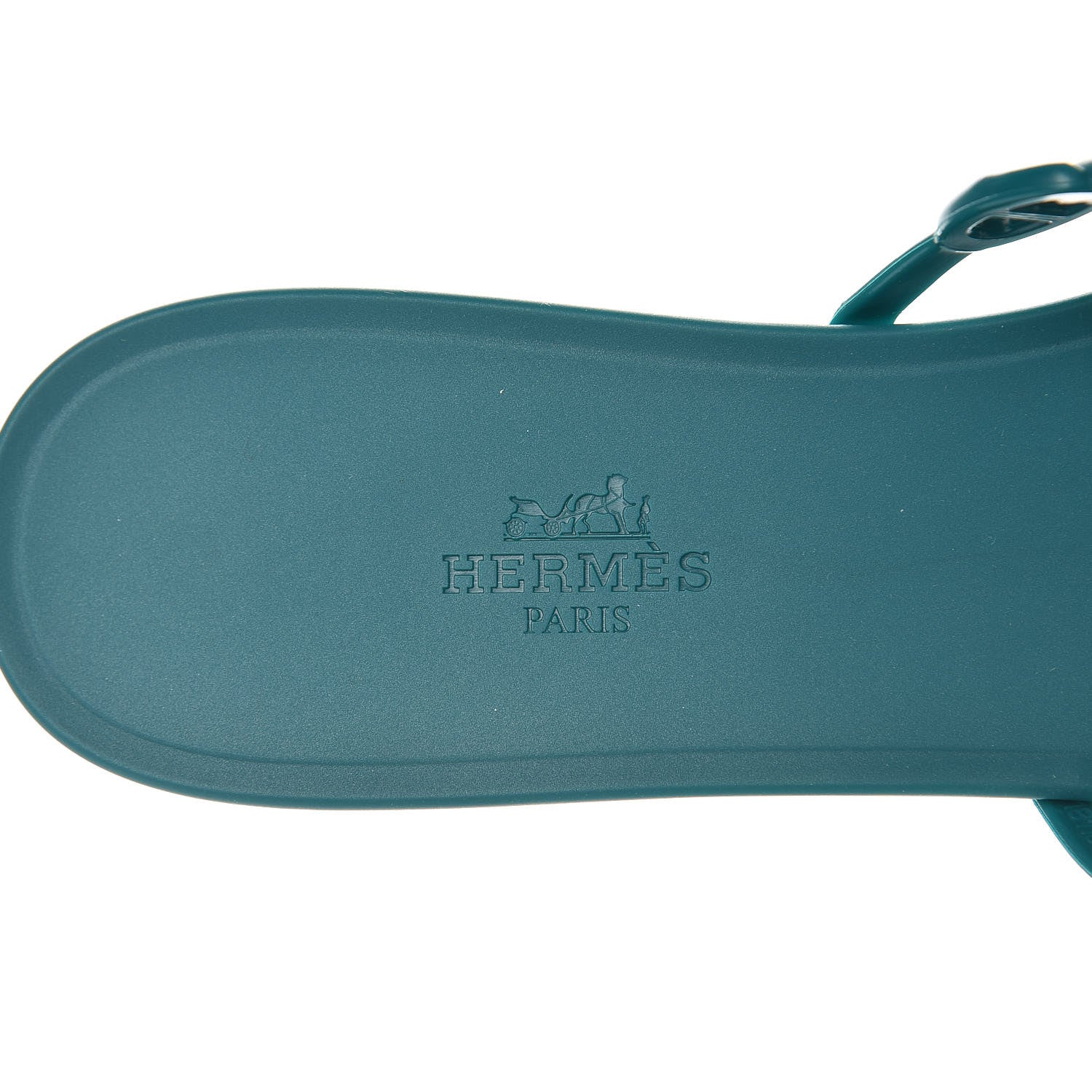 Hermes TPU Rivage Sandals 40 Vert d'Ete 6 of 7