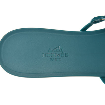 Hermes TPU Rivage Sandals 40 Vert d'Ete 6 of 7