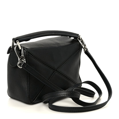 Loewe Calfskin Mini Puzzle Bag Black 4 of 12