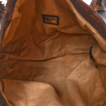 Fendi Zucca Nappa Nuvolata Vitello Tortuga Small Spy Tobacco Moro 5 of 15