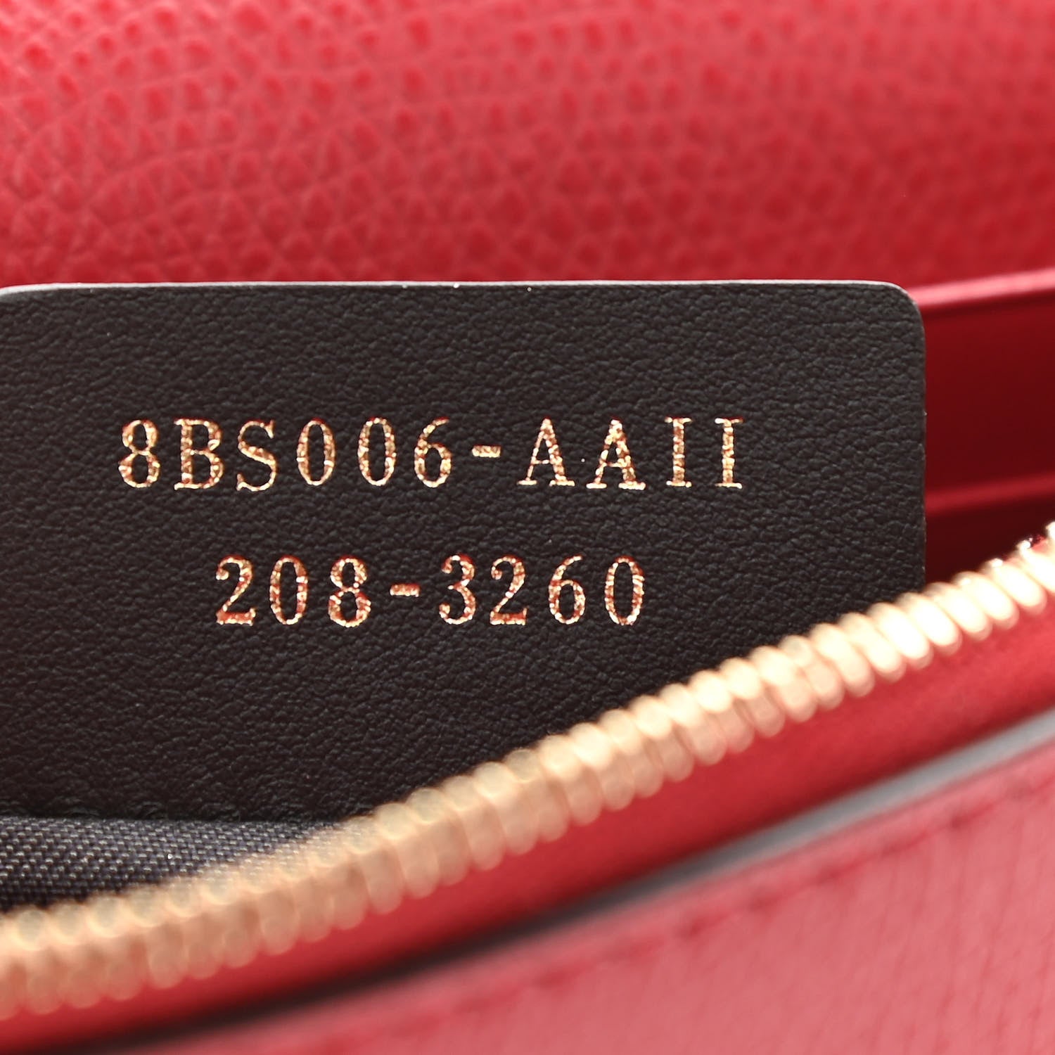 Fendi Vitello Cruise F is Fendi FF 1974 Embossed Medium Envelope Wallet On Chain Fragola Maya Black 7 of 14