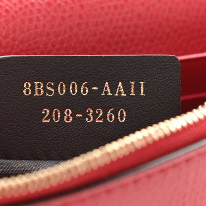 Fendi Vitello Cruise F is Fendi FF 1974 Embossed Medium Envelope Wallet On Chain Fragola Maya Black 7 of 14