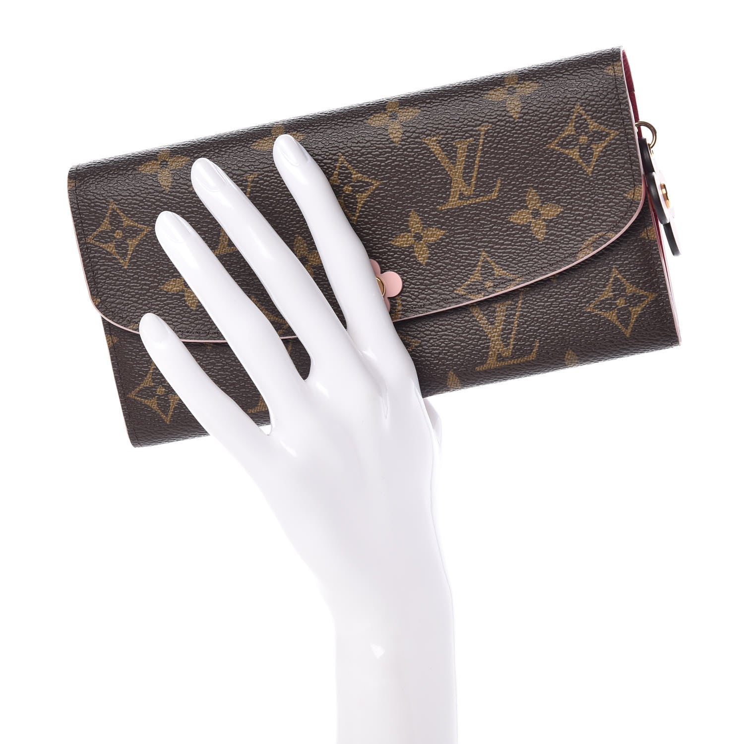 Louis Vuitton Monogram Bloom Flower Emilie Wallet 2 of 7