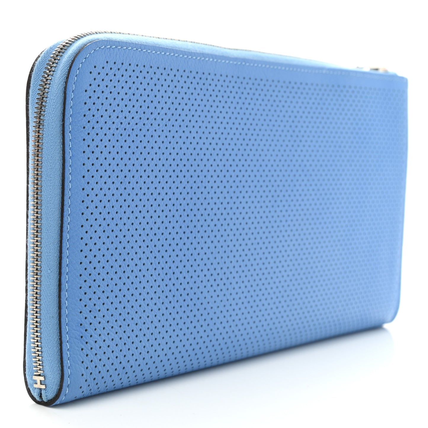 Evercolor Perforated Large Remix Voyage Wallet Bleu Paradis