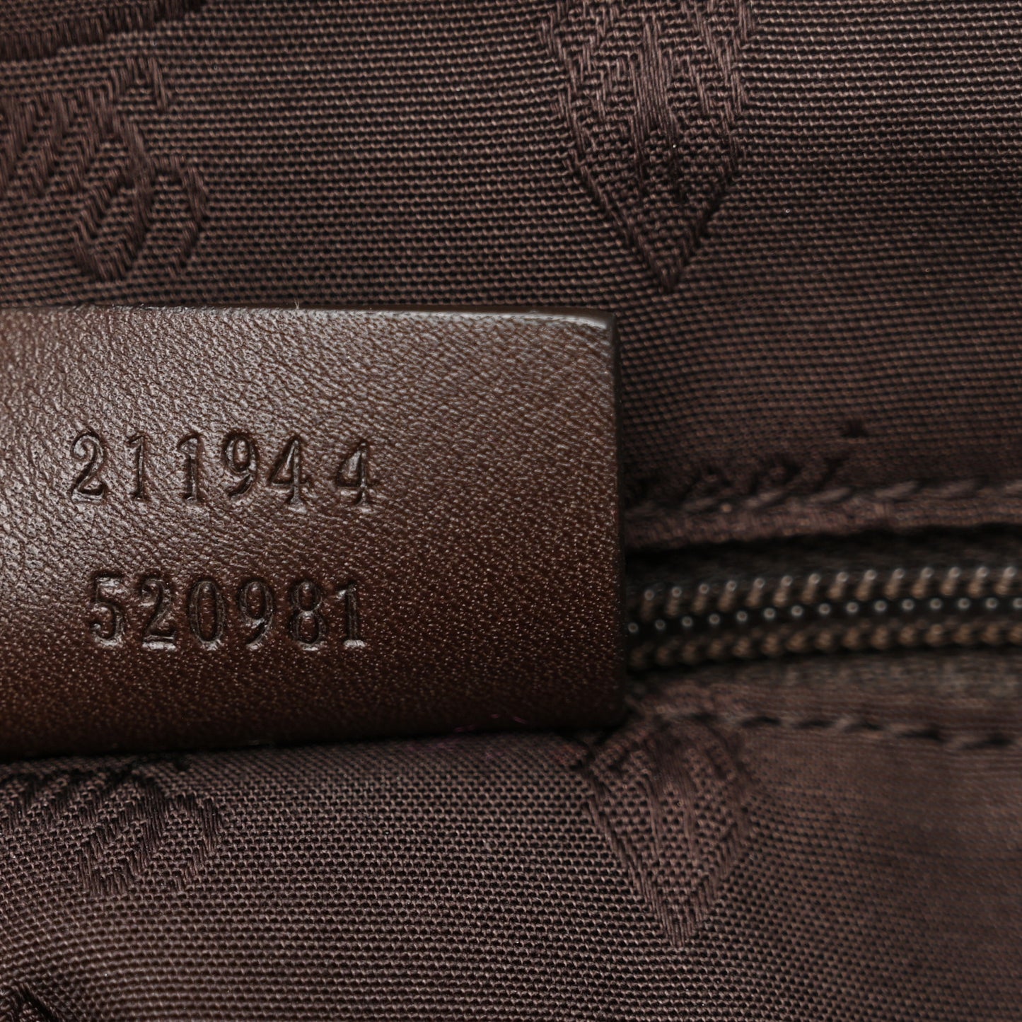 Guccissima Medium Sukey Tote Chocolate