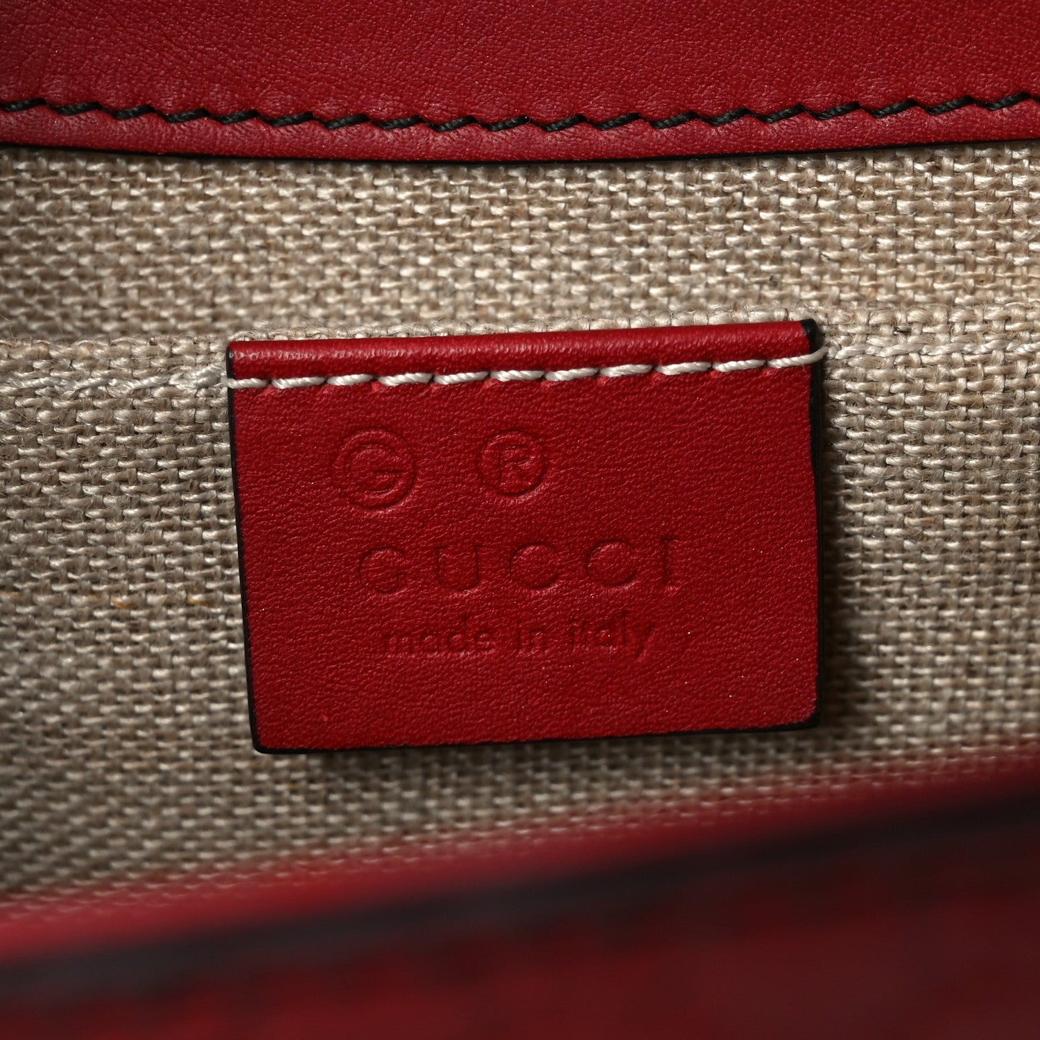Gucci Microguccissima Medium Emily Chain Shoulder Bag Red 5 of 12