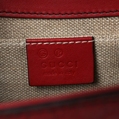 Gucci Microguccissima Medium Emily Chain Shoulder Bag Red 5 of 12