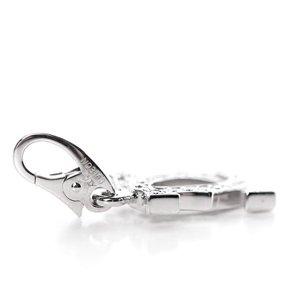 Cartier 18K White Gold Diamond Logo Charm 4 of 4
