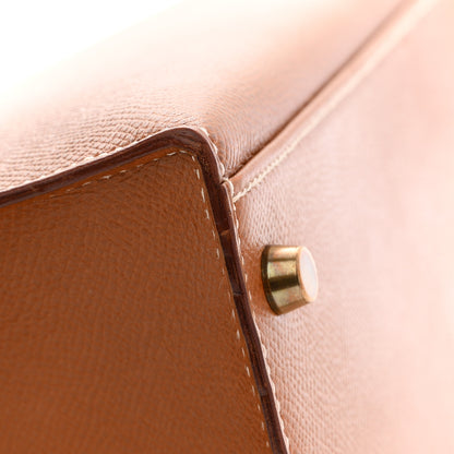 Hermes Courchevel Kelly Sellier 32 Gold 13 of 14
