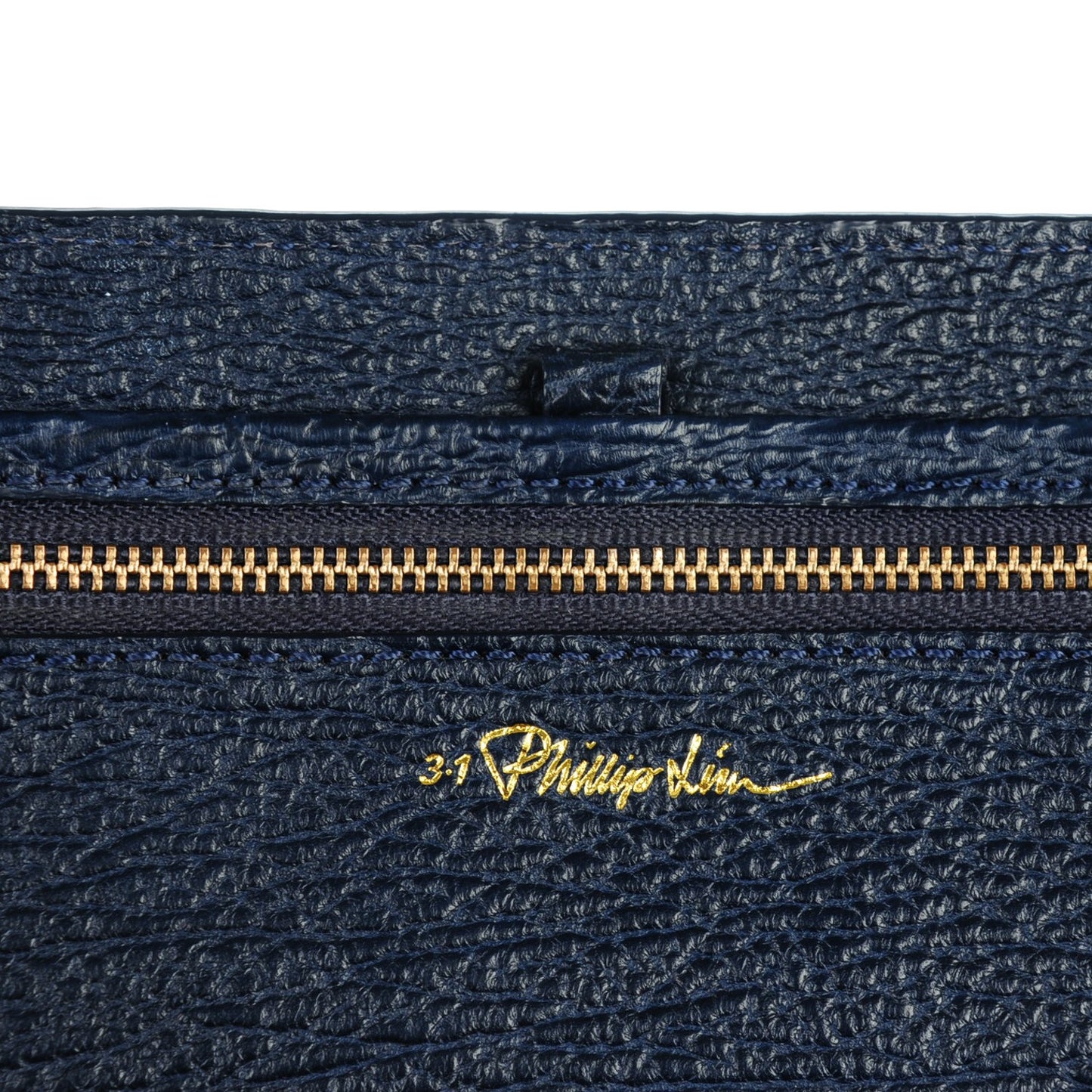 3.1 Textured Calfskin Large Pashli Satchel Ink