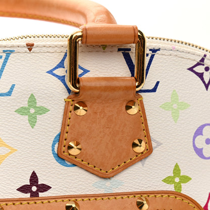 Louis Vuitton Monogram Multicolor Alma White 8 of 14