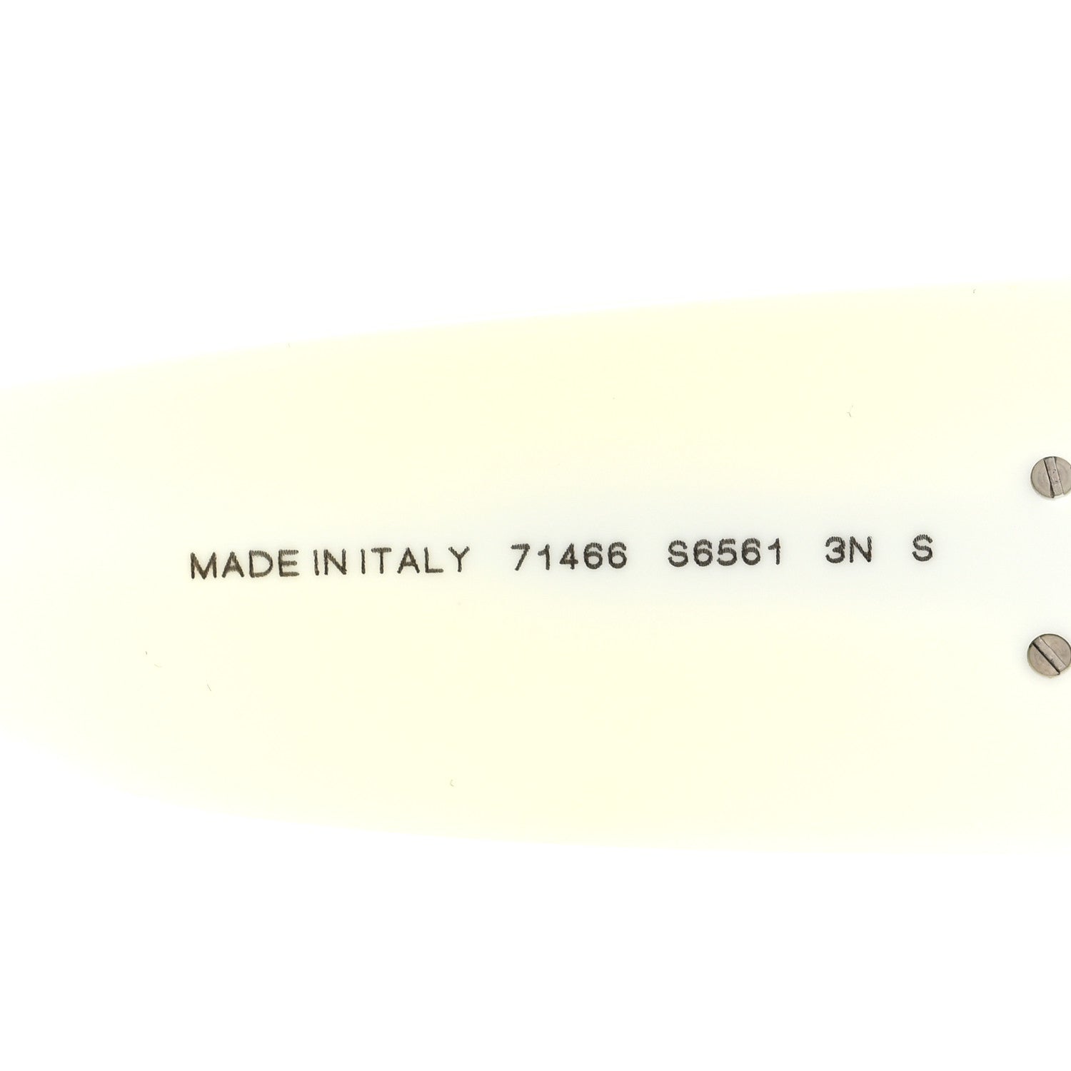 Chanel Acetate Shield Sunglasses 71466 White Black 6 of 6