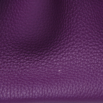 Hermes Togo Horseshoe Birkin 25 Anemone Rose Poupre 12 of 18