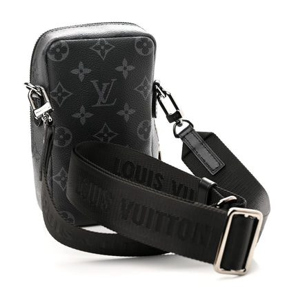 Louis Vuitton Monogram Eclipse Reverse Double Phone Pouch NM 2 of 10