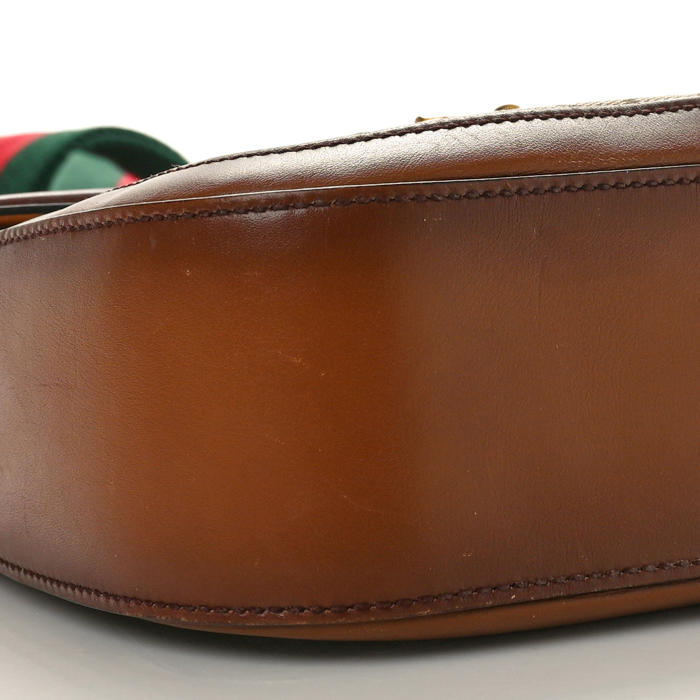 Gucci Monogram Medium Lady Web Shoulder Bag Beige Cuir 13 of 13