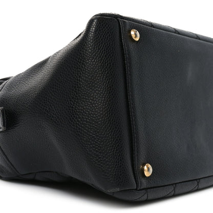 Chanel Caviar Quilted Petit Timeless Tote PTT Black 9 of 13