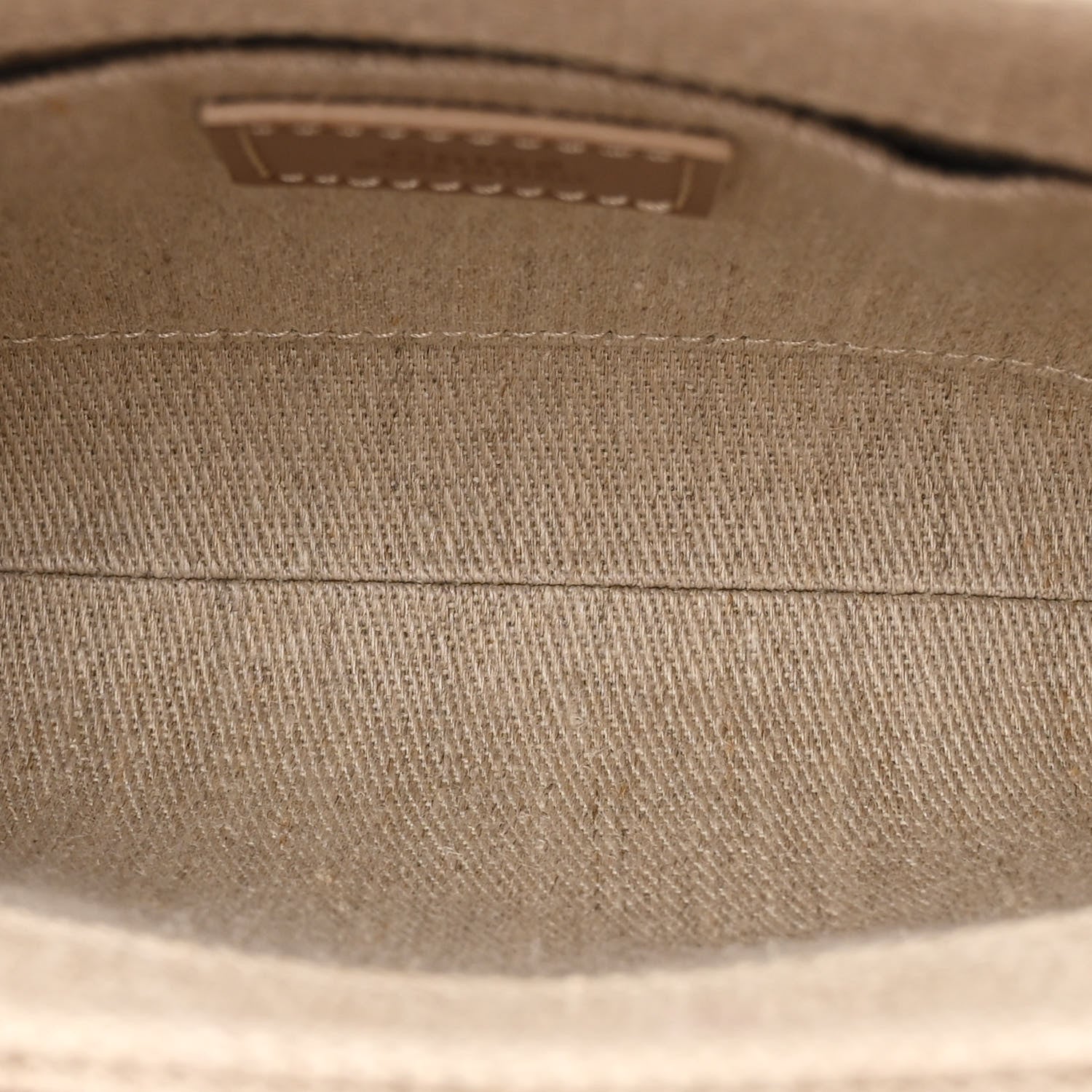 Chloe Linen Calfskin Mini Woody Ribbon Tote With Strap Blushy Beige 5 of 11