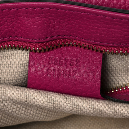 Gucci Cellarius Calfskin Medium Soho Flap Crossbody Bright Bouganville 6 of 8