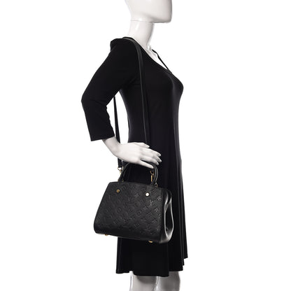 Louis Vuitton Empreinte Montaigne BB Black 2 of 9