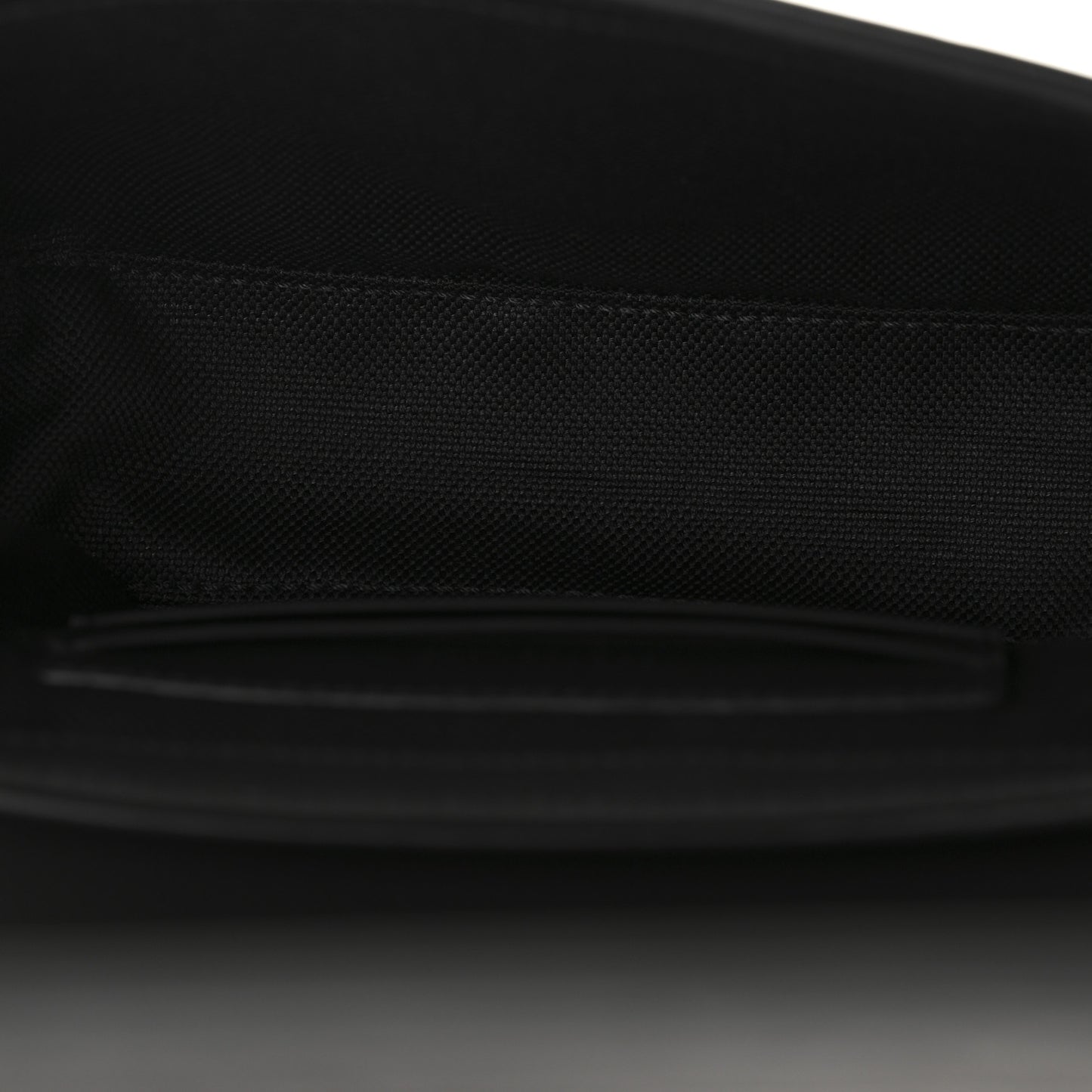 Rubber Effect Calfskin GG Mini Messenger Bag Black