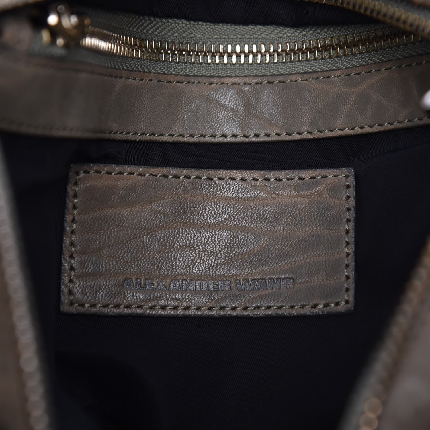 Alexander Wang Pebbled Lambskin Rocco Latte 5 of 16