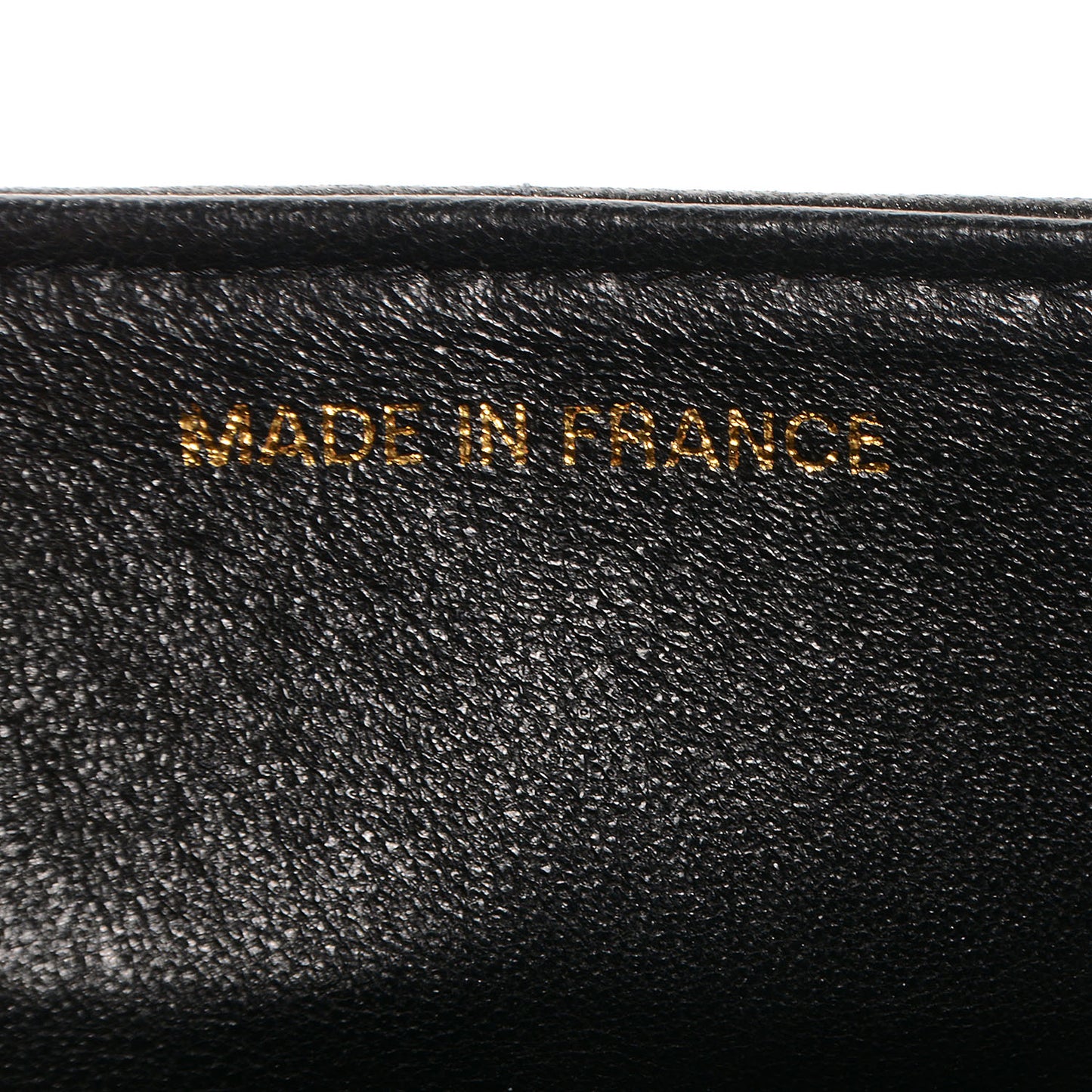 Lambskin East West Chocolate Bar Flap Black