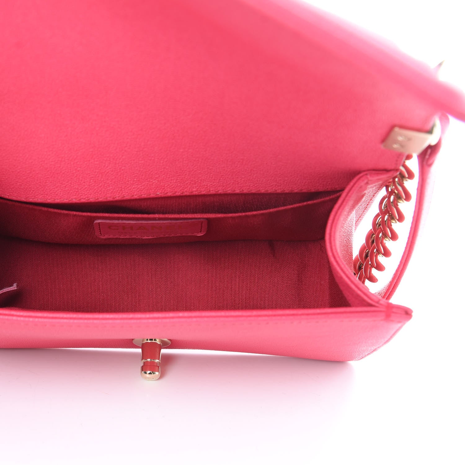 Chanel Caviar Quilted Small Boy Flap Rose Fonce 5 of 15