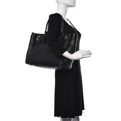 Mulberry Natural Leather Bayswater Tote Black 2 of 17
