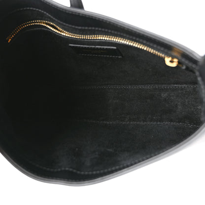 Saint Laurent Smooth Calfskin Le 5 A 7 Hobo Black 4 of 11