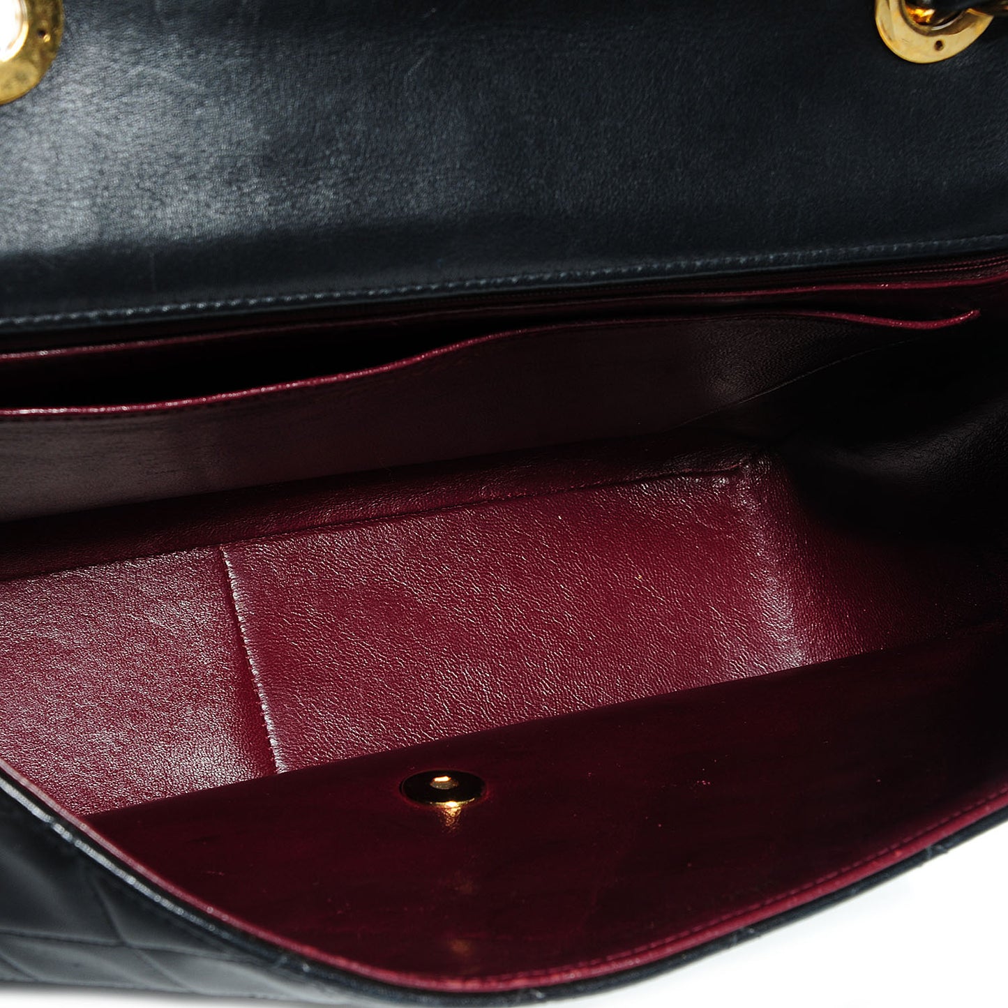 Lambskin XL Jumbo Flap Black