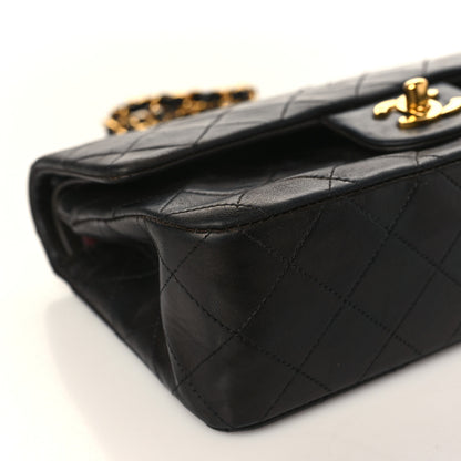 Chanel Lambskin Quilted Small Double Flap Black 8 of 10