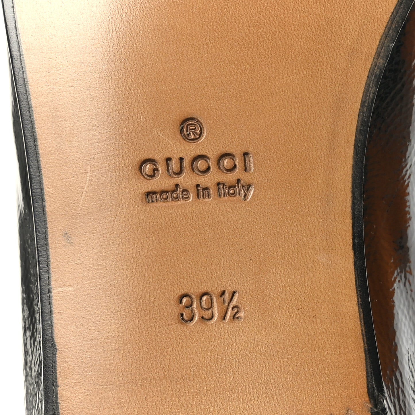 Patent Womens 1953 Horsebit Loafers 39.5 Black