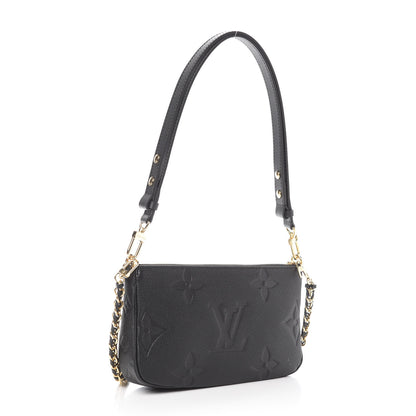 Louis Vuitton Empreinte Monogram Giant Multi Pochette Accessories Black 3 of 9