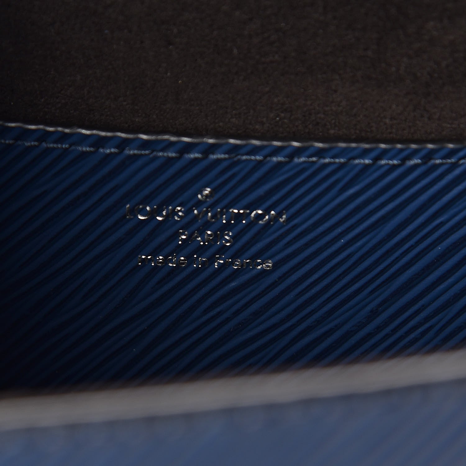 Louis Vuitton Epi Twist Shoulder Bag MM Indigo 6 of 9