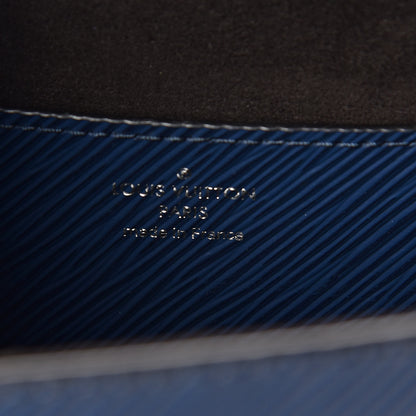 Louis Vuitton Epi Twist Shoulder Bag MM Indigo 6 of 9