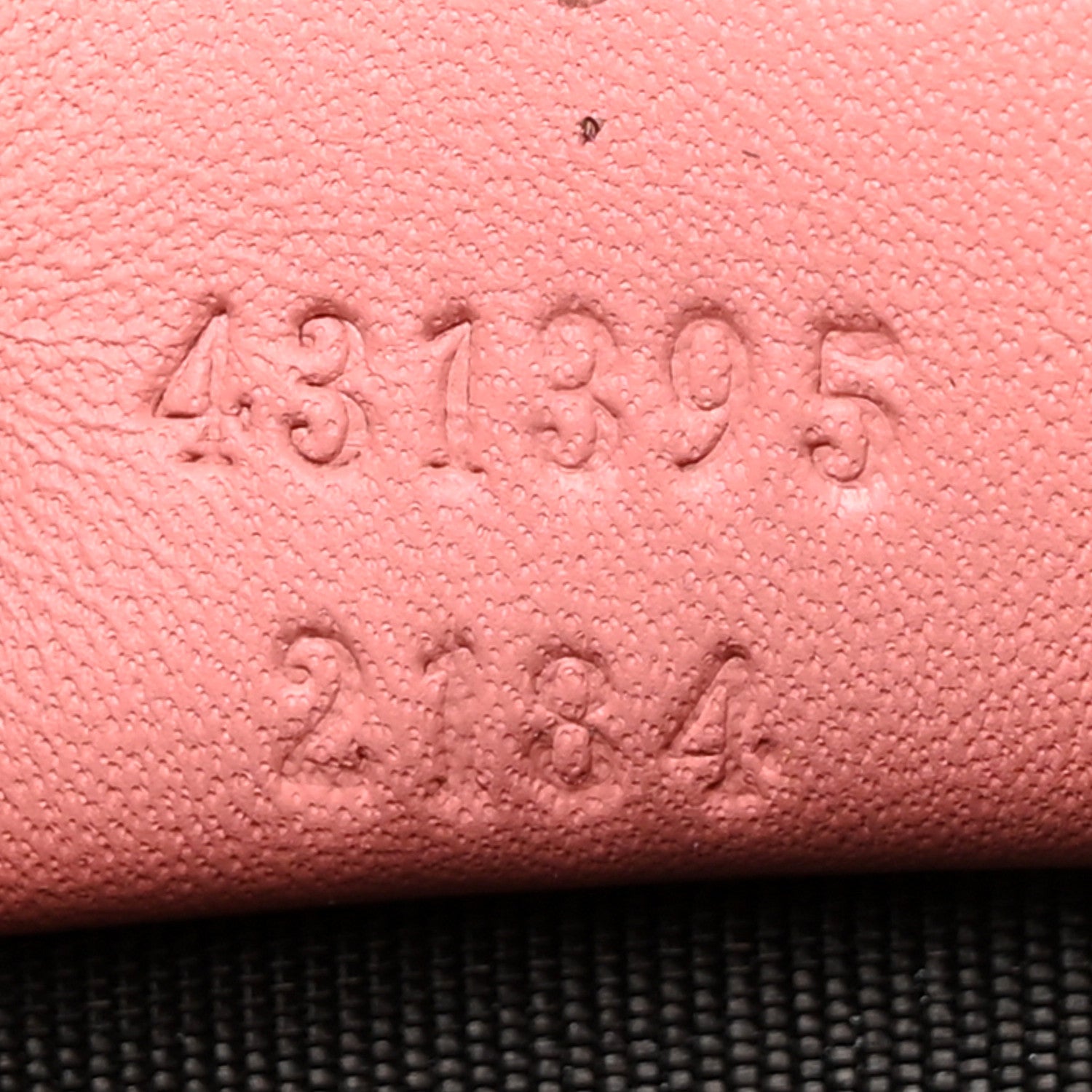 Gucci GG Supreme Monogram Face Embroidered Chain Wallet Pink 7 of 13