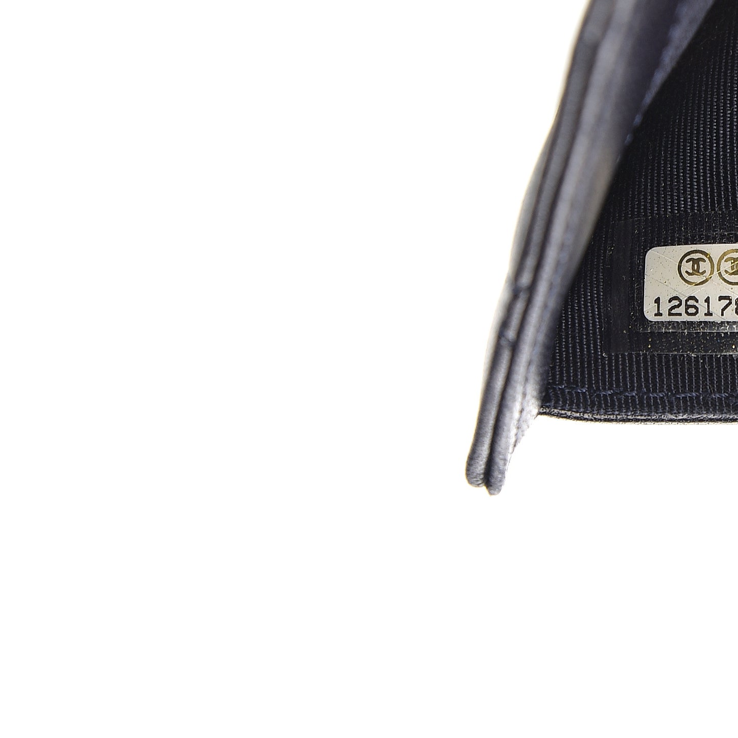 Lambskin Quilted Large Flap Wallet Black