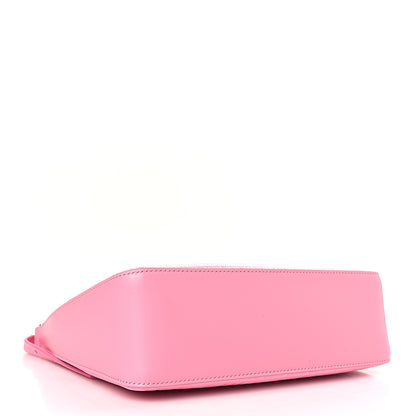 Givenchy Coated Canvas Logo 4G Embossed Small Moon Cut Out Shoulder Bag Pink 4 of 9