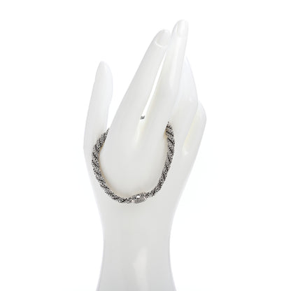 John Hardy Sterling Silver Diamond 5.5mm Twisted Chain Bracelet 2 of 4