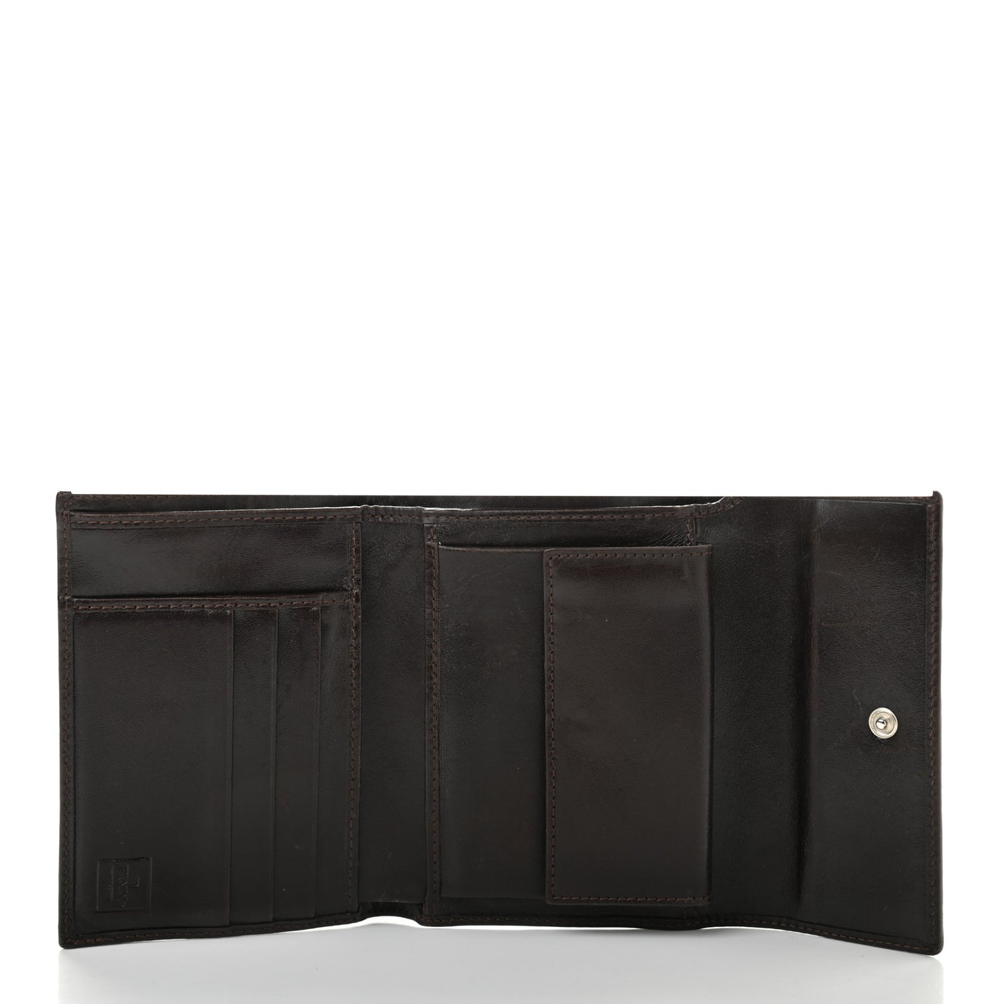 Zucca Compact Wallet Tobacco