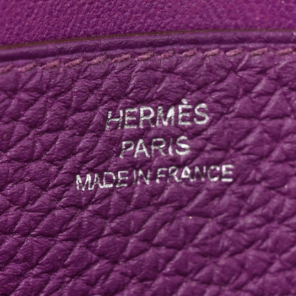 Hermes Togo Dogon Recto Verso Wallet Violet 6 of 14